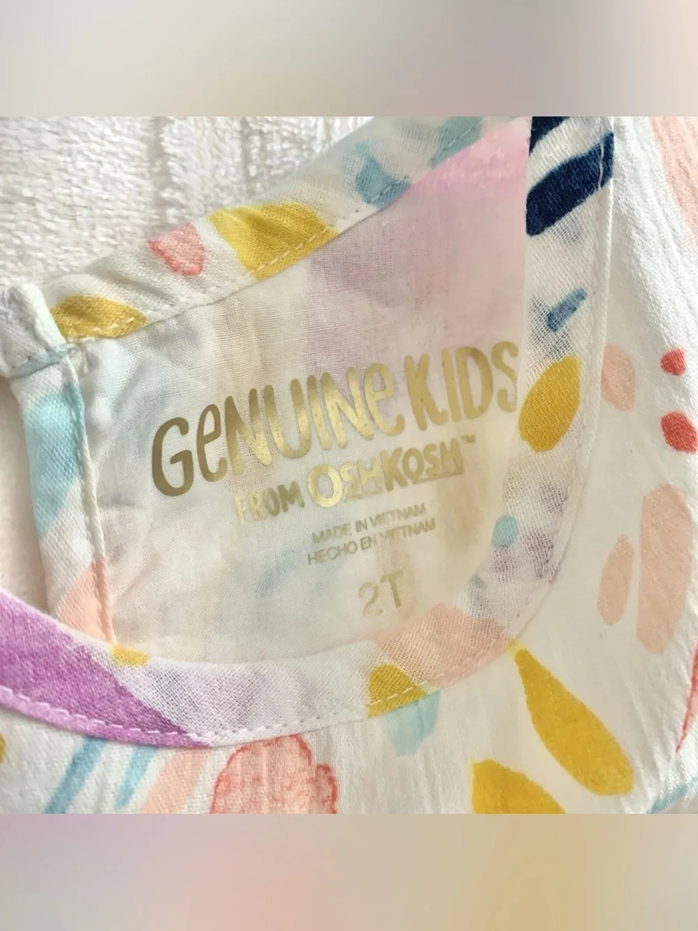 Genuine Kids OshKosh 2T Toddler Girl Summer Outfit Set NWT